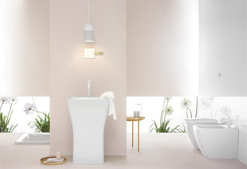 901411 Приставной унитаз напольный Белый GSI ceramica Sand Италия - Вид №3