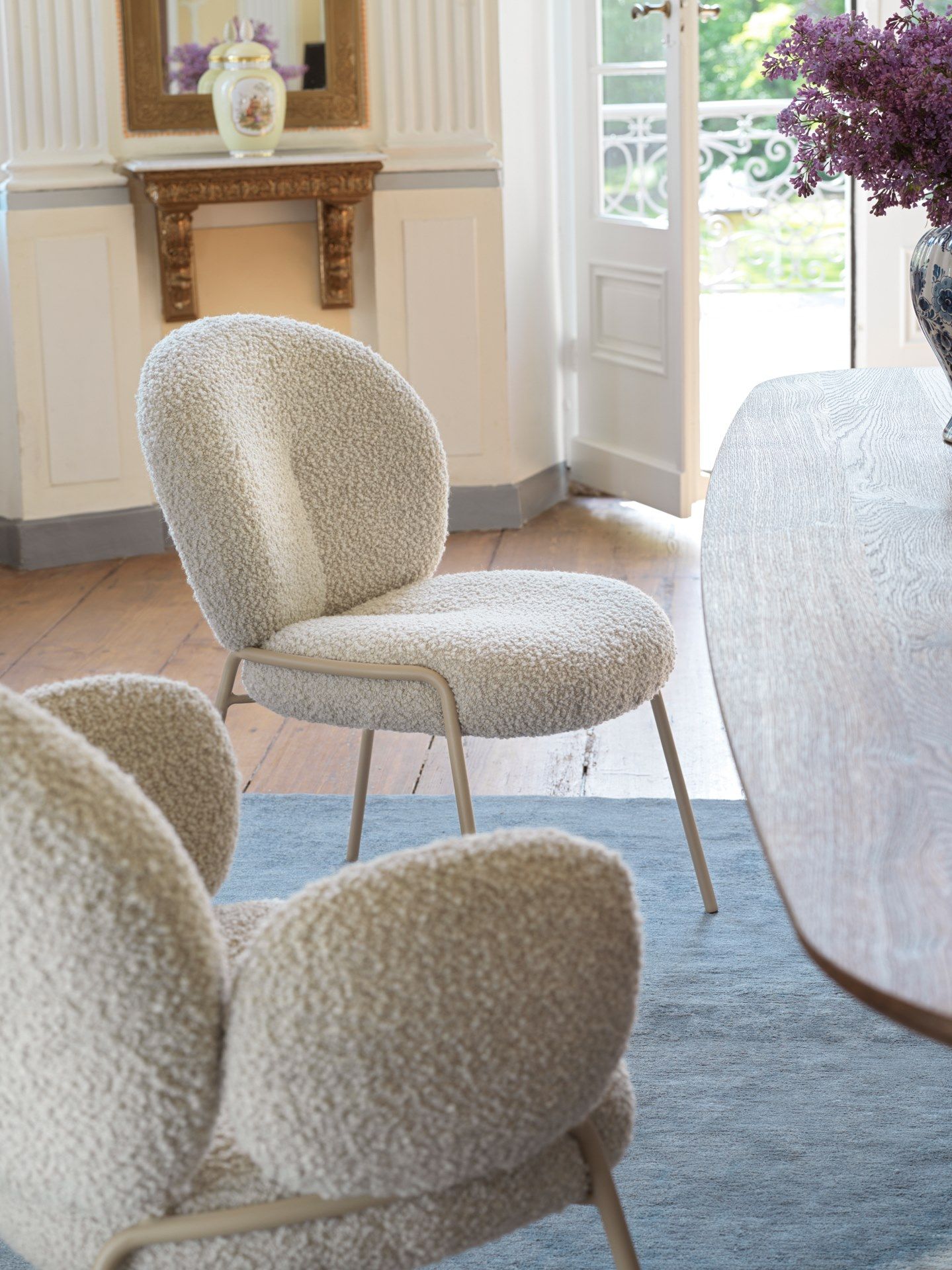 Мягкий тканевый стул с подлокотниками Freifrau Nana ARCH-00128110 - Вид №13