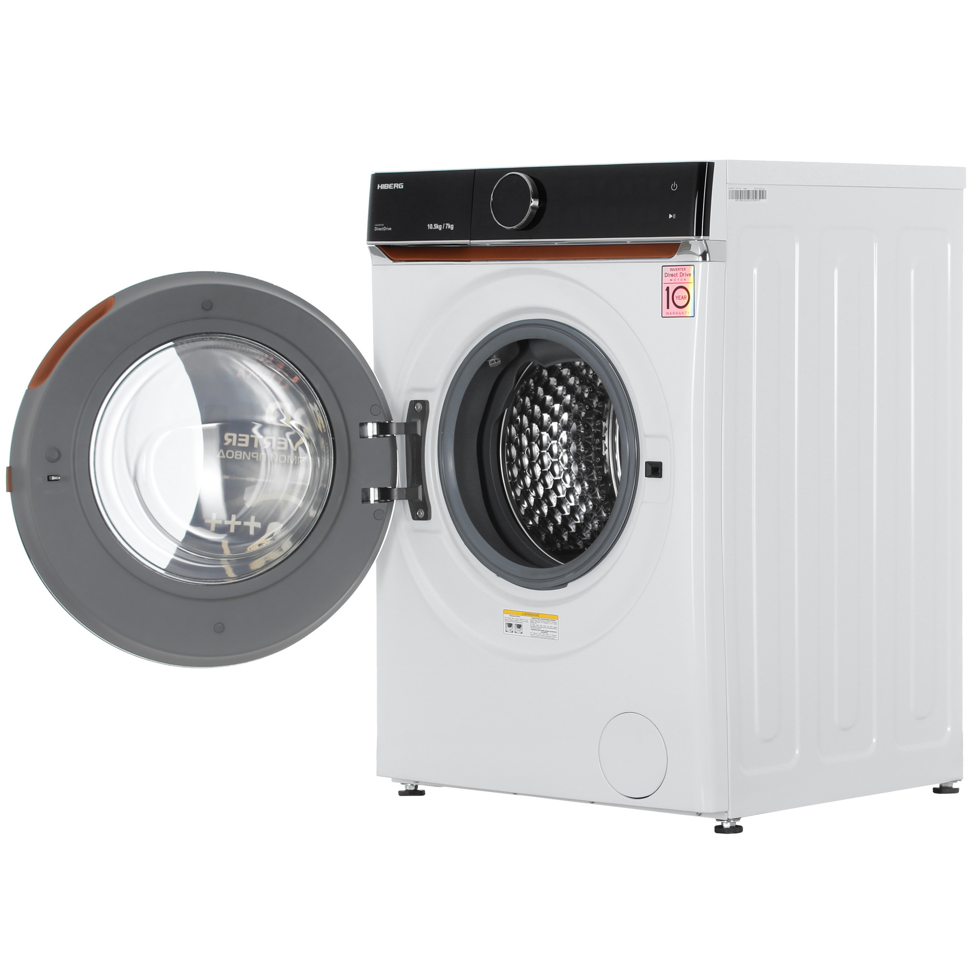 9238397 Стирально-сушильная машина HIBERG i-DDQ10 - 10714 W белый STDN-0045928 - Вид №5