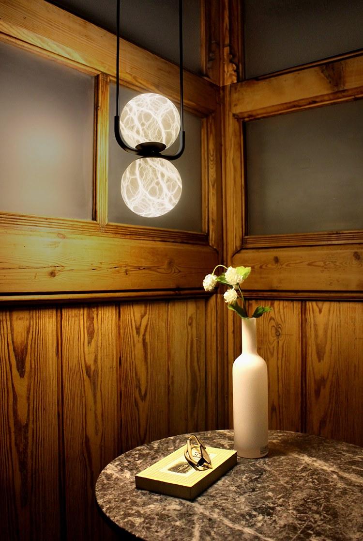 Alma light Светодиодный подвесной светильник из алебастра Tribeca 58002 - Вид №1