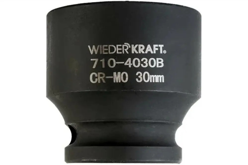 91243267 Торцевая головка шестигранная Wiederkraft WDK-710-4030 1/2 дюйма 30 мм STLM-0848309