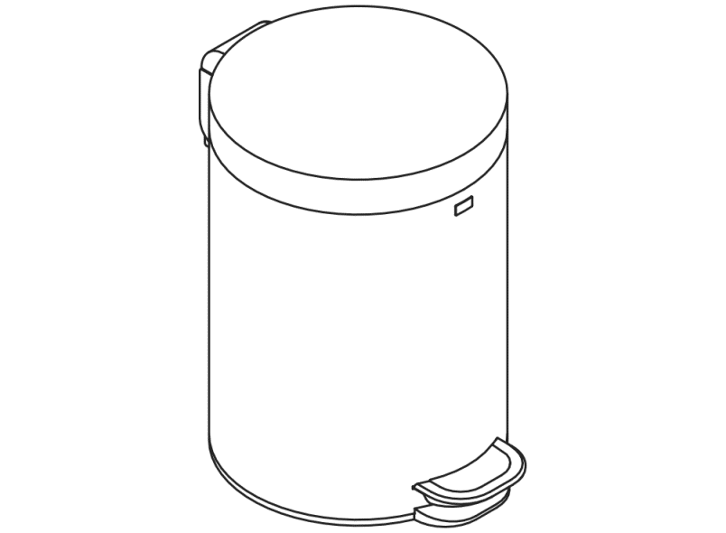950.05.31501 мусорное ведро HEWI Universalprodukte  - Вид №4
