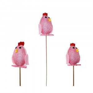 219571 Декоративное изделие "Петушок на палочке" 7 х 8 см РЕМЕКО