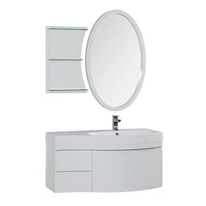 Комплект мебели Aquanet Опера 115 R белый (3 ящика)
