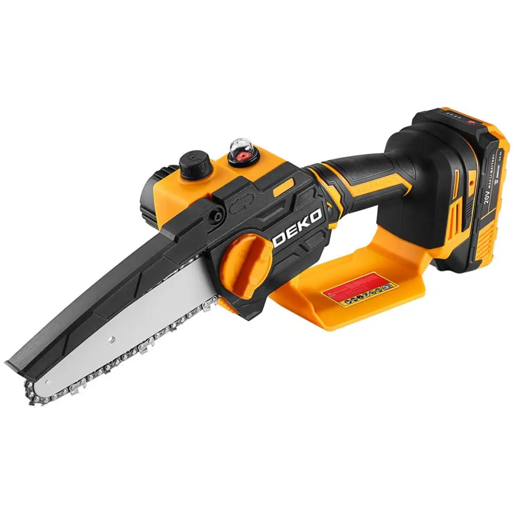 Аккумуляторная цепная пила DEKO DKCHS 20-6 для сада и мастерской 86489456 STLM-0069385 - Вид №2