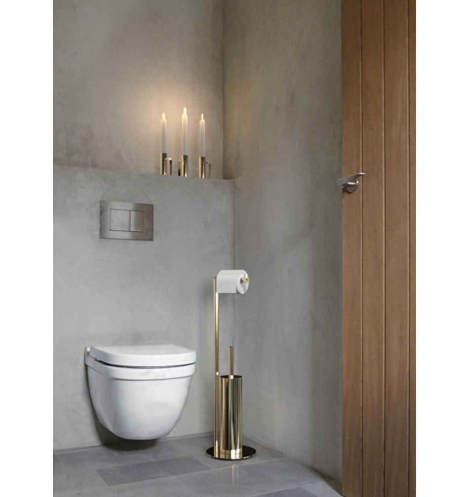 FROST Ершик для унитаза 8, combi » gold   N1948-GO  - Вид №1