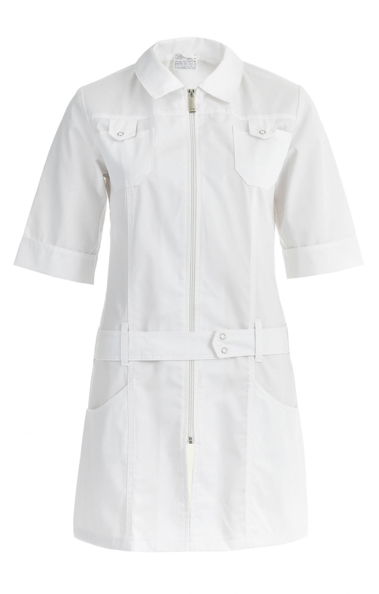 63790 Халат "Леди" женский белый  Медицинская одежда  размер 40/146-152 Спецодежда 