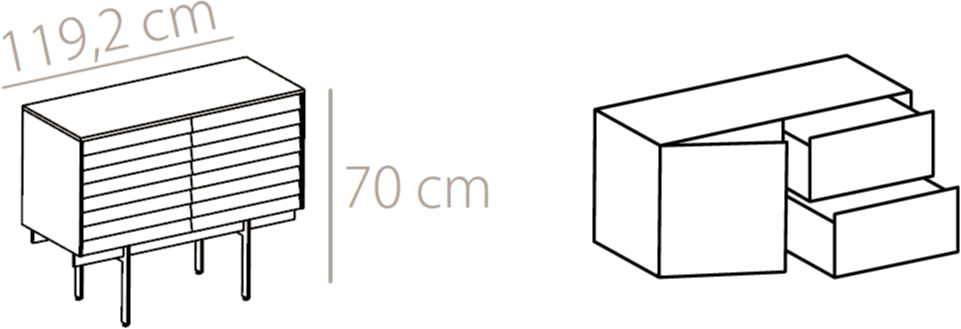 Punt Комод из дерева с ящиками Sussex sun-id-1351340 - Вид №1