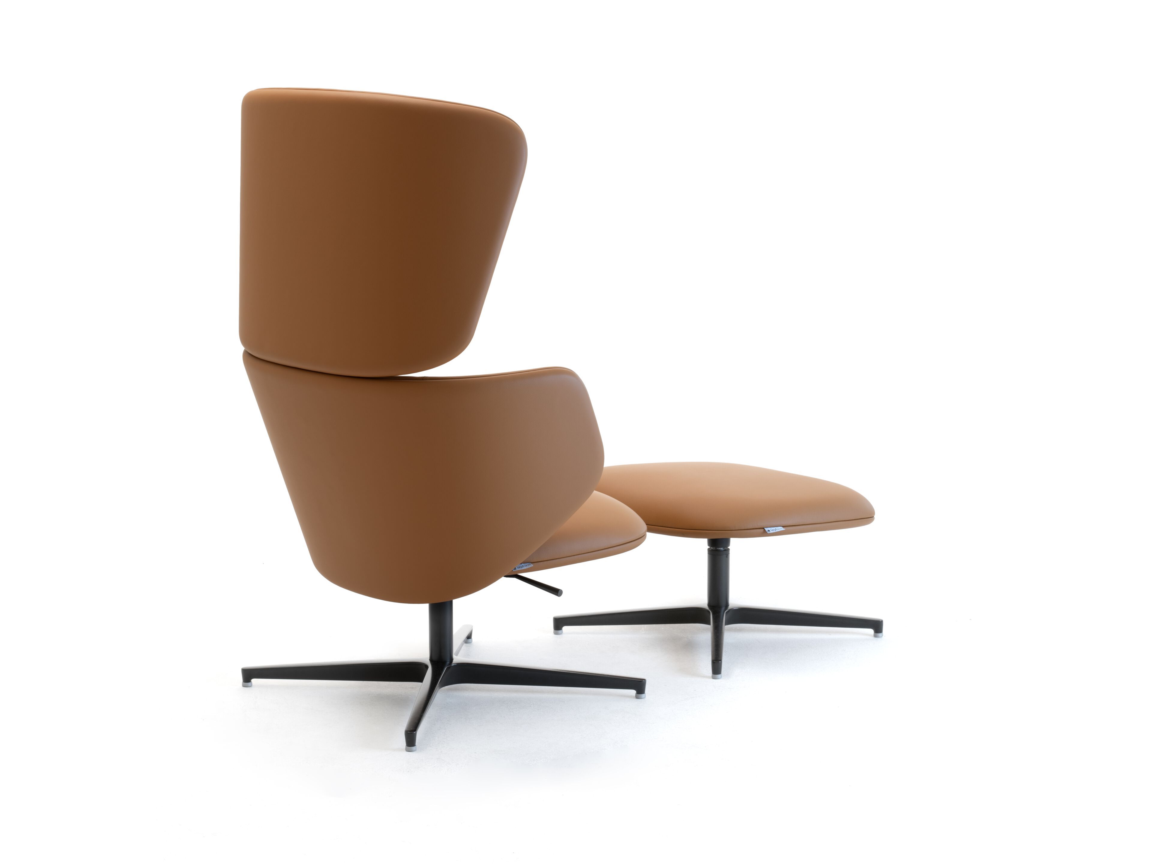 Кожаная вращающаяся спицевая подставка для ног Leyform Alisè Lounge ARCH-00087840 - Вид №5