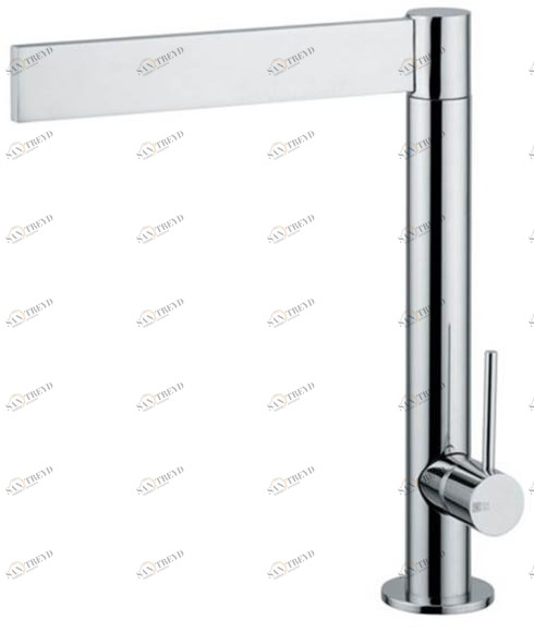 Quadrodesign Смеситель кухонный с аэратором, поворотным изливом Kitchen brass sun-id-1452603