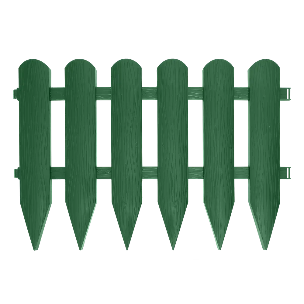 Забор декоративный Протэкт Штакетник 25x240 см пластик хаки STLM-2140121
