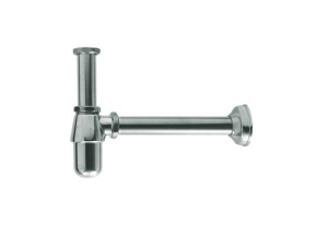 Металлический сифон для умывальника