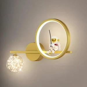 91643317 Настенный светильник светодиодный Flylight Cst-sf-gl-r теплый белый (желтый) свет цвет золотой STLM-1518579
