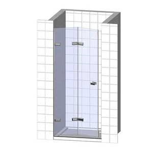 Душевая дверь в нишу 100x200 GK-862C стекло прозрачное 6 мм GUTEWETTER TREND DOOR