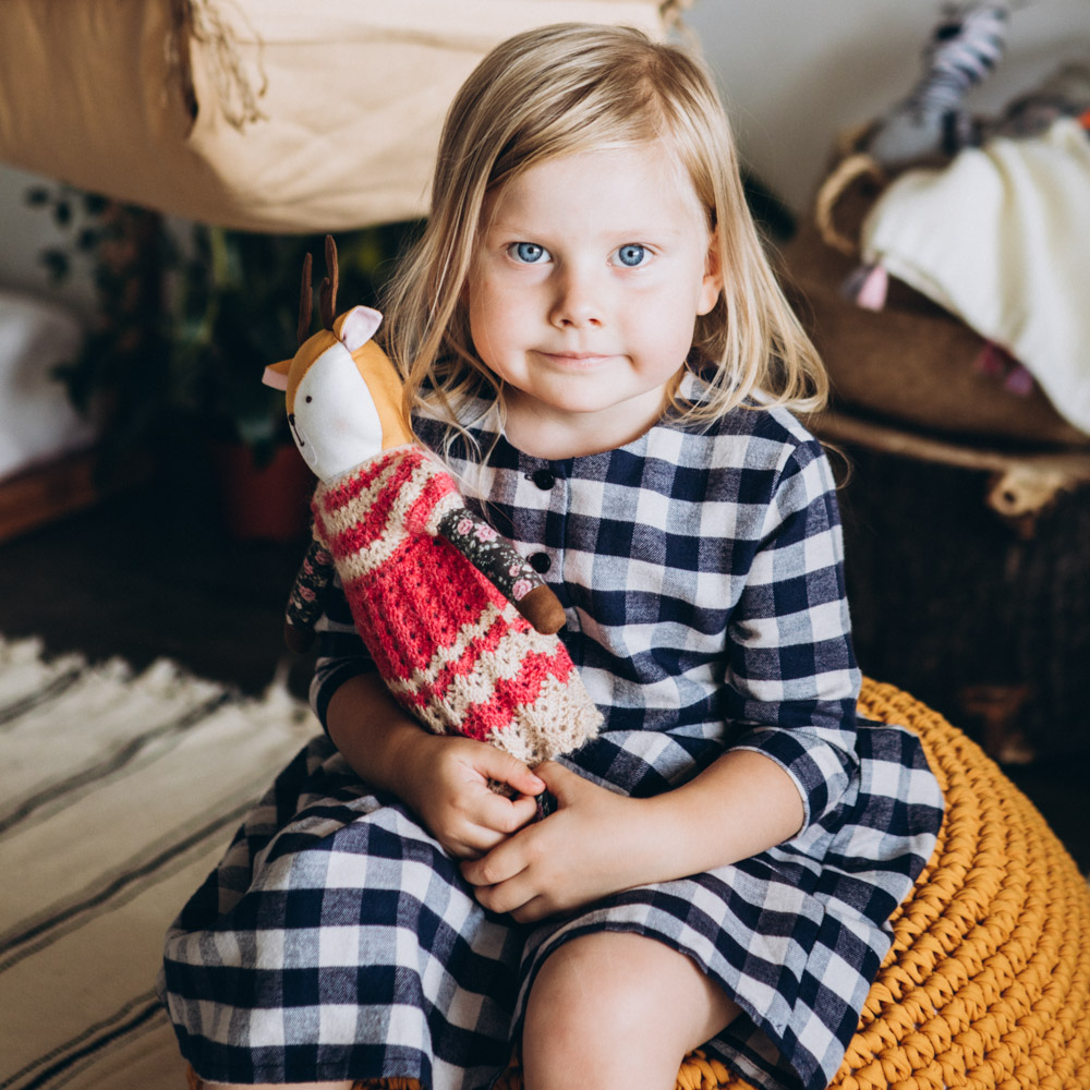 Вязаный пуф Горчичный VAMVIGVAM  281929 Оранжевый Santreyd  - Вид №9