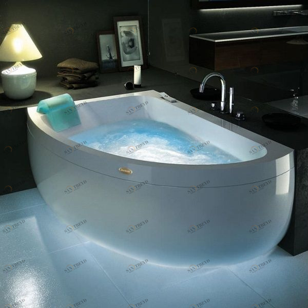 Ванна с гидромассажем "HYDRO TOP" Aquasoul Offset угловая 9443-192A Sx Jacuzzi 9443192ASX