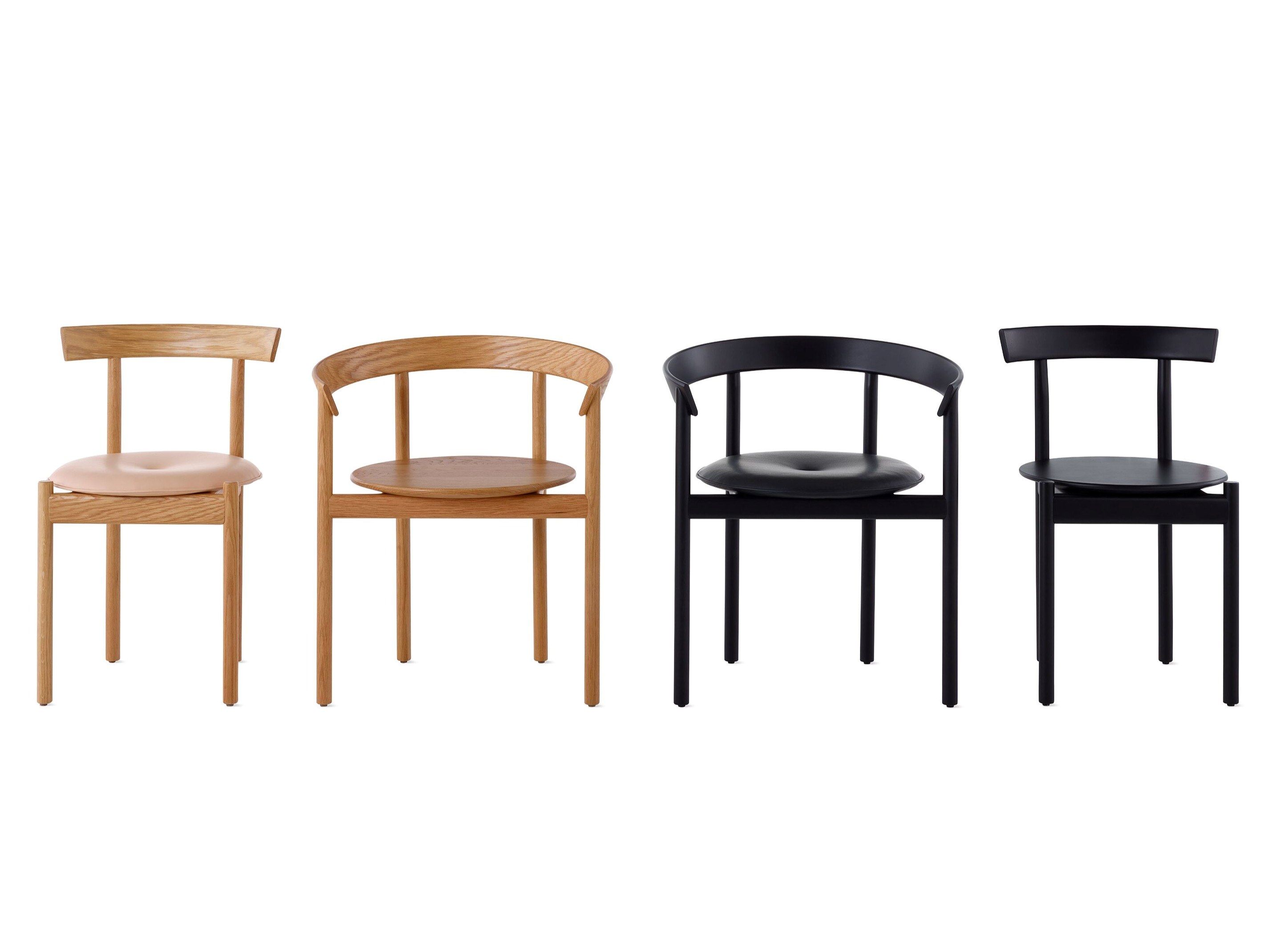 Стул из массива дерева с открытой спинкой Herman Miller Comma ARCH-00111696 - Вид №4