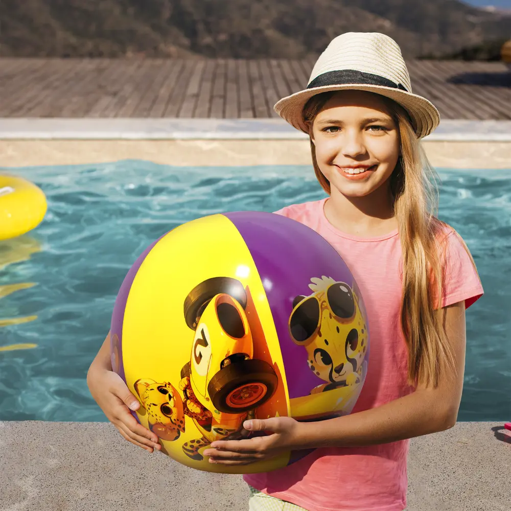 Надувной мяч Гепард ПВХ 50x50 см разноцветный Santreyd STLM-2112820 - Вид №1