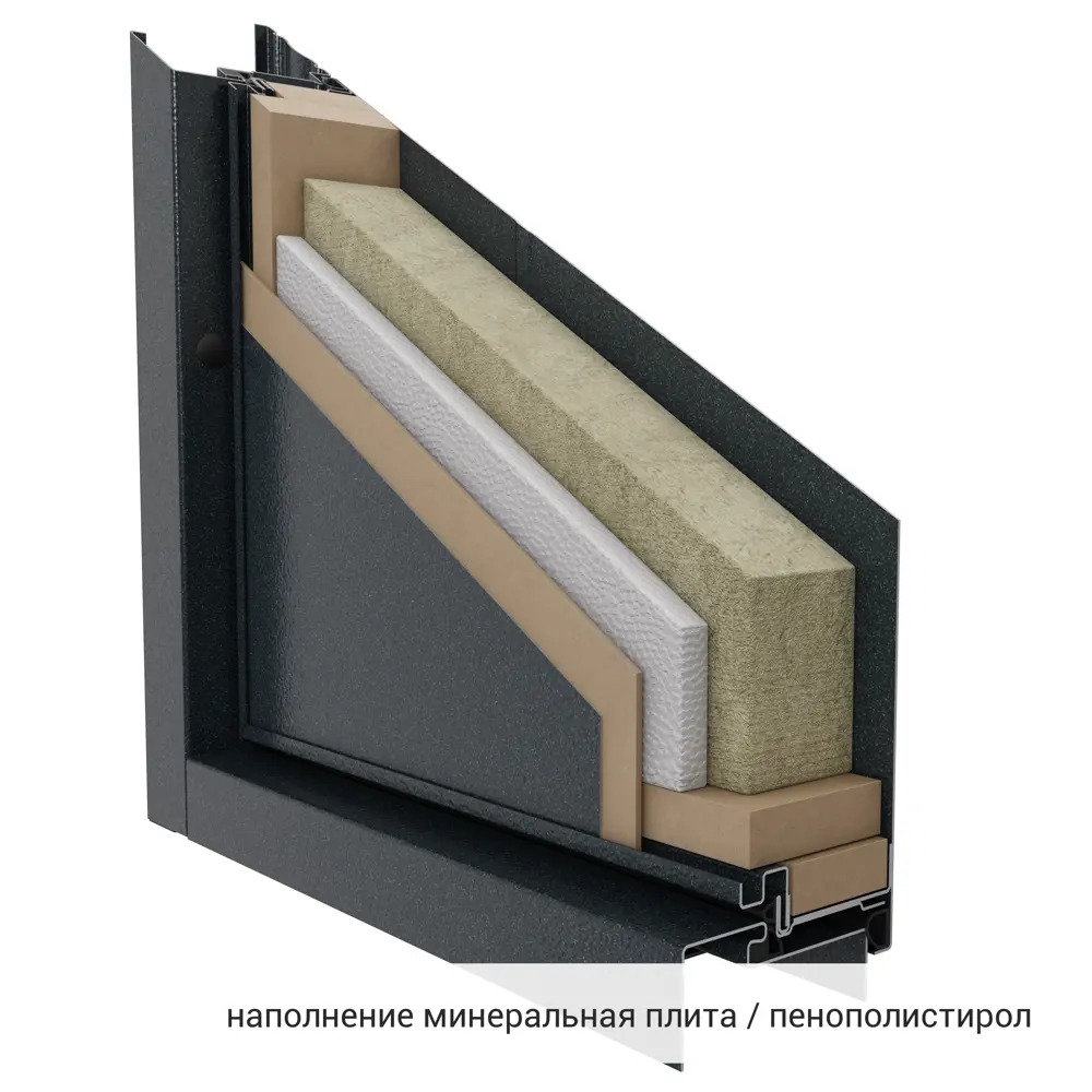 Дверь входная металлическая Делмор 860x2050 мм левая. цвет синий TOREX STLM-2013310 - Вид №13