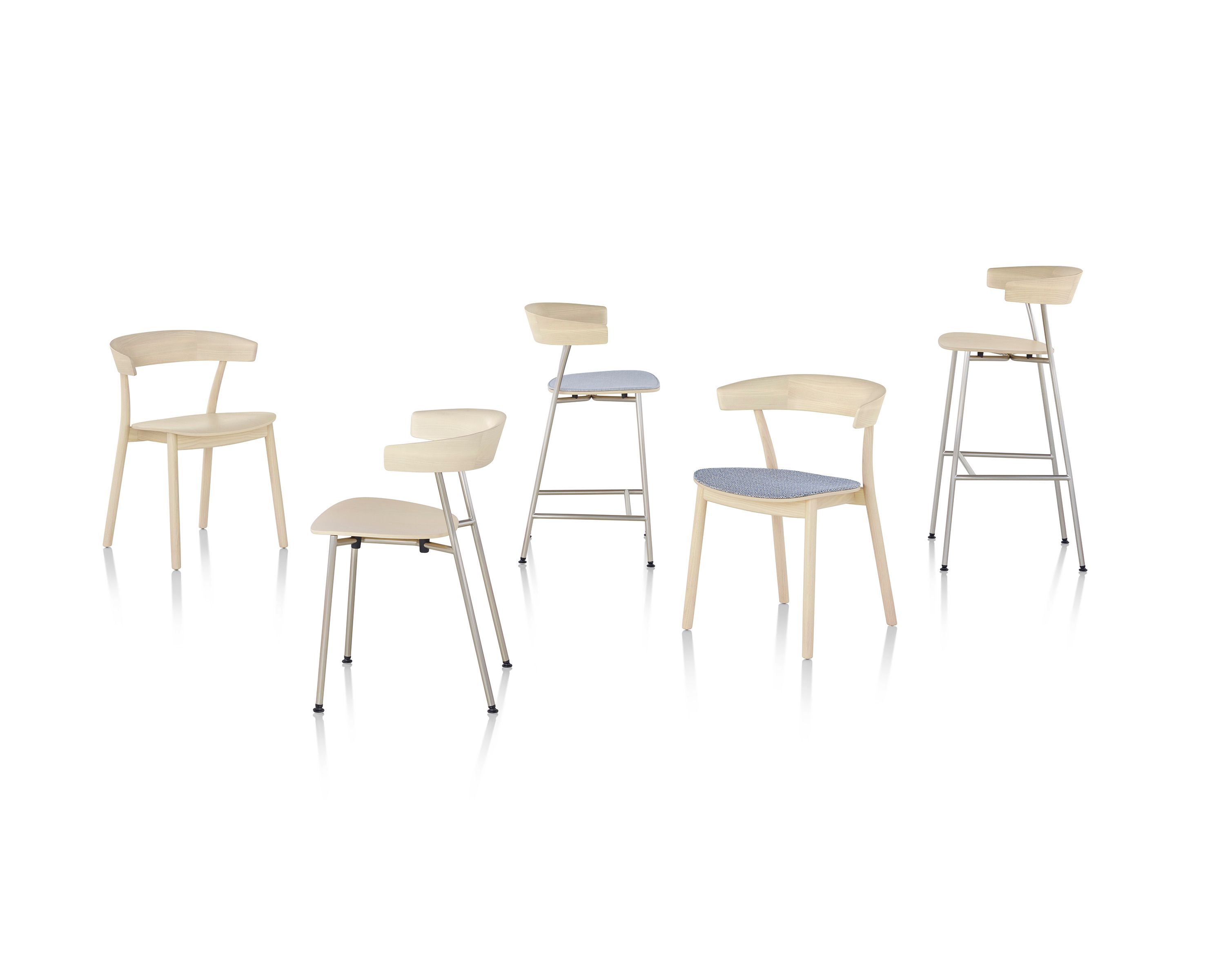 Деревянный стул с деревянной или металлической основой Herman Miller Leeway ARCH-00056285 - Вид №7