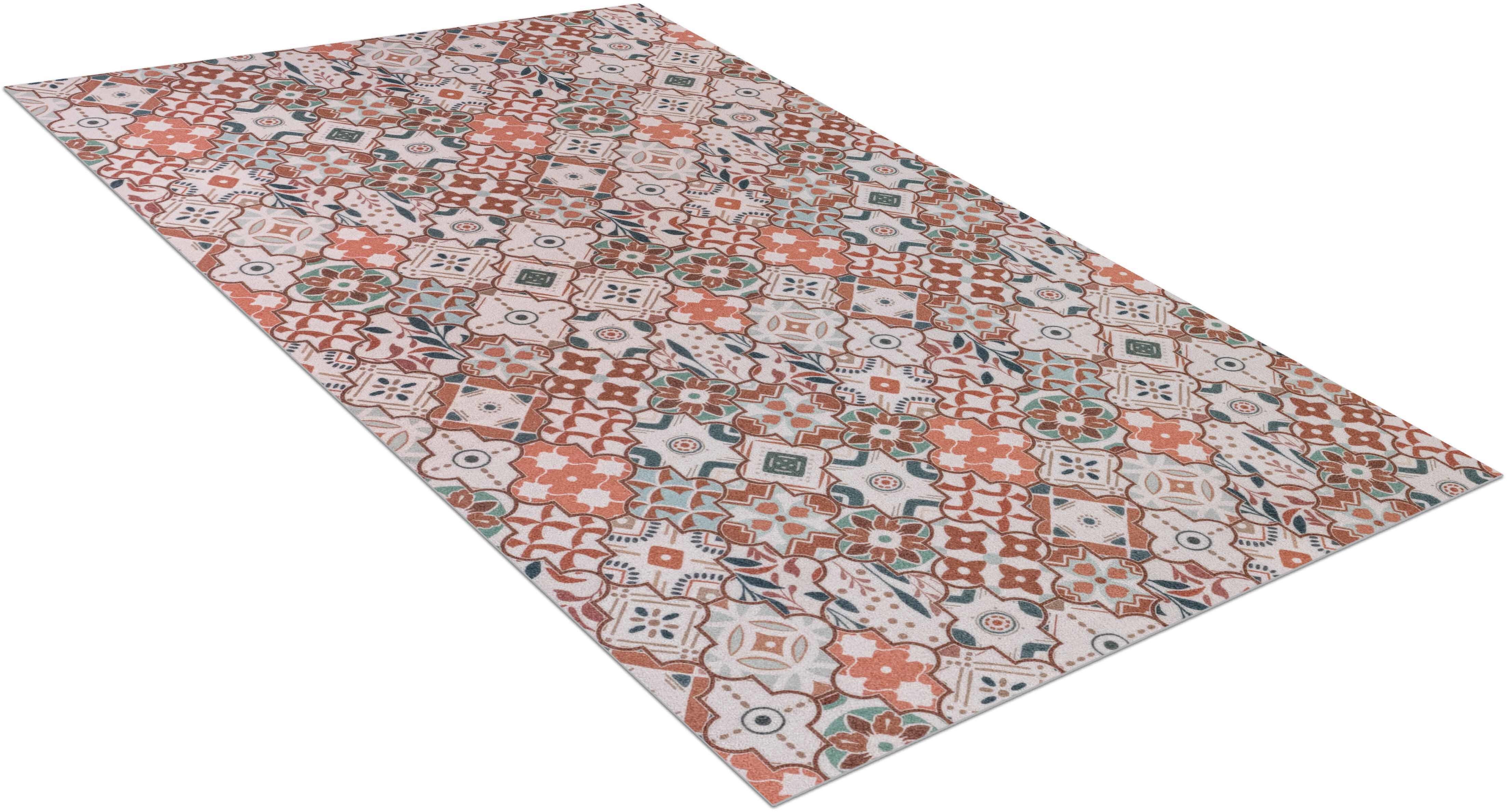90972035 Коврик для ванной комнаты 827787 200х120см цвет разноцветный PRINT STLM-0429691 ICARPET