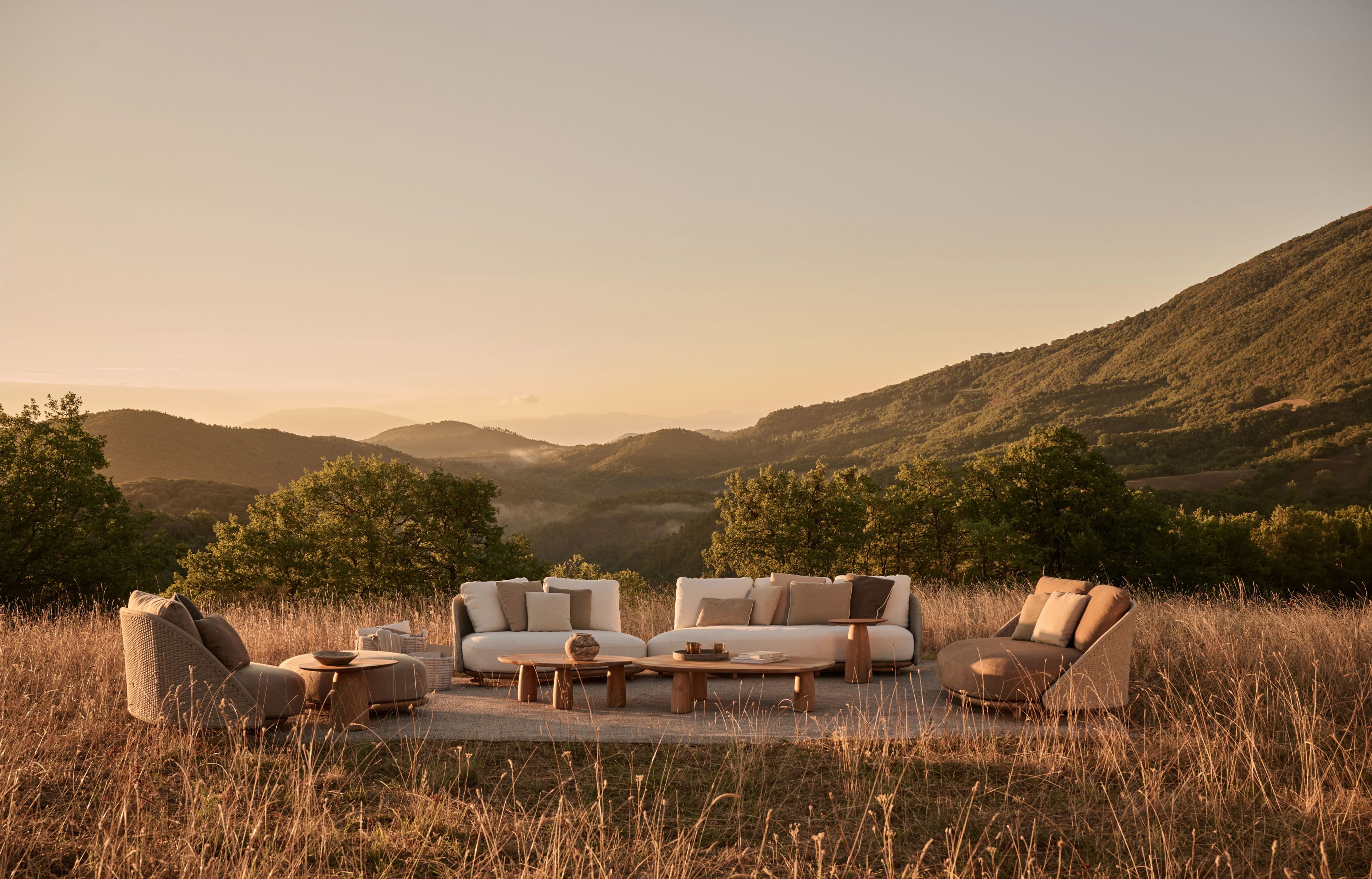 2-местный садовый диван из Tricord® и тика TRIBÙ Elio ARCH-00147714 - Вид №3