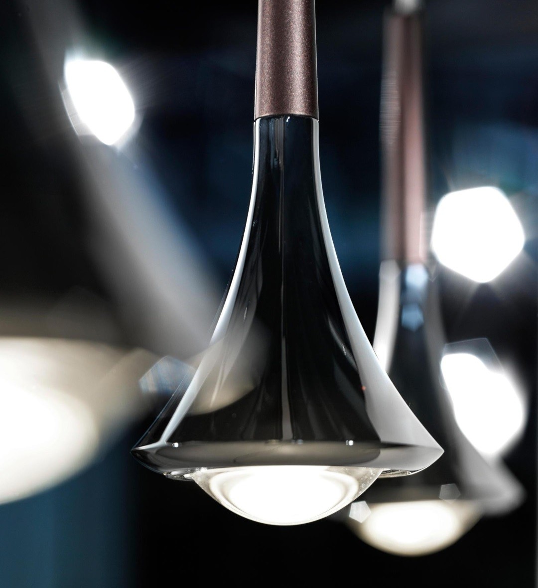 Studio Design Rain SO 156003 copp.bronze светильник подвесной линзованный Studio Italia Design 110488 - Вид №2