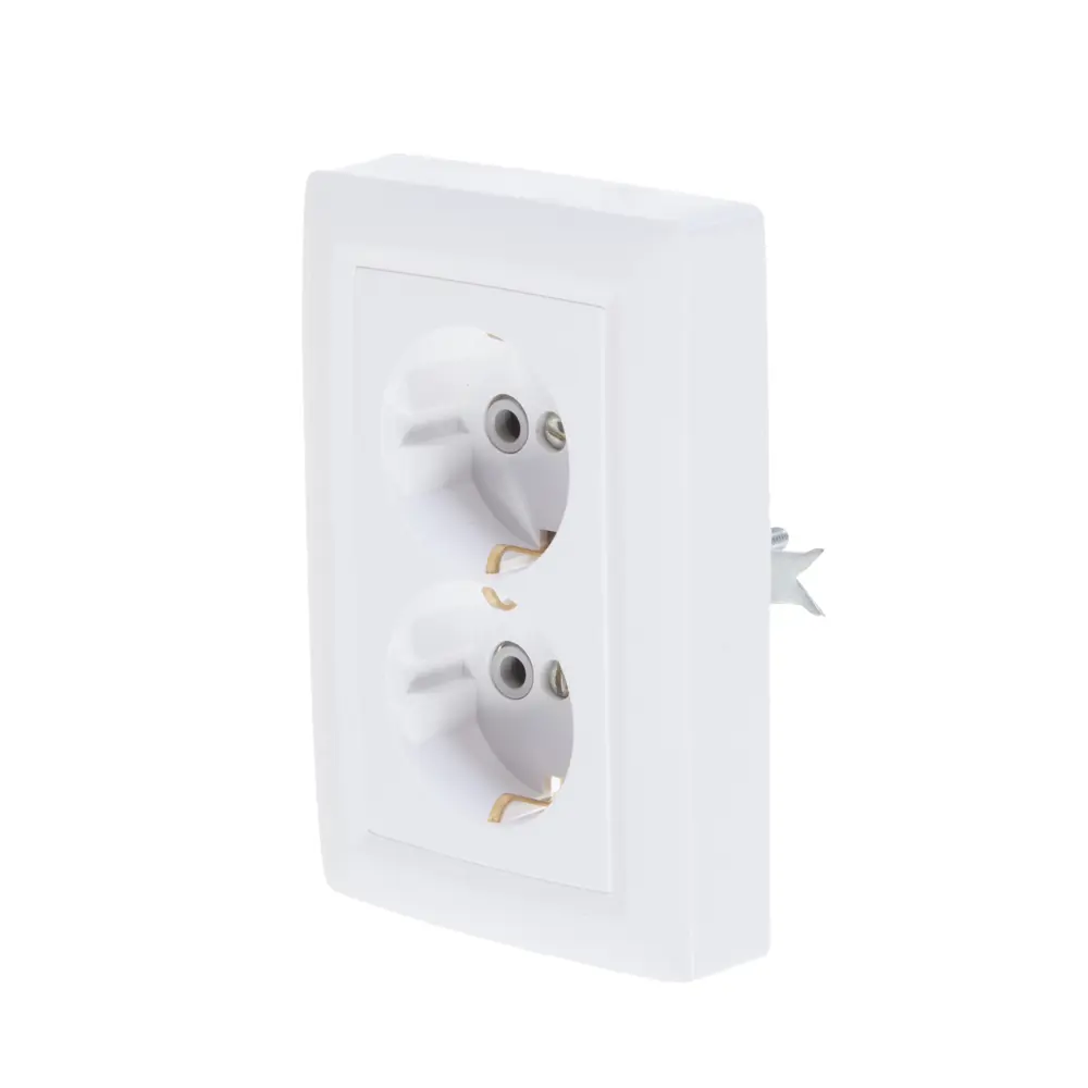 Розетка Reone 2 разъема с заземлением STLM-2025986