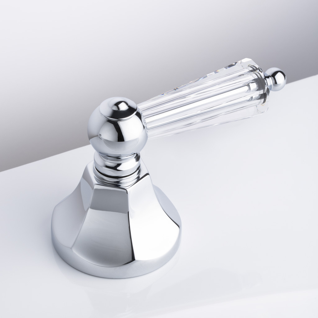 C09-1301 C09-1301 Смеситель для раковины на 3 отверстия ШАРЛЕТИ С РЫЧАГАМИ Cristal & Bronze CHARLÉTY À MANETTES II  - Вид №1