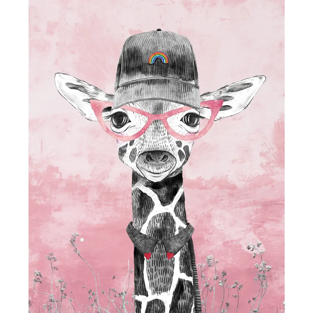 Картина на холсте "Жираф сафари" 40x50 см FBRUSH STLM-2058505