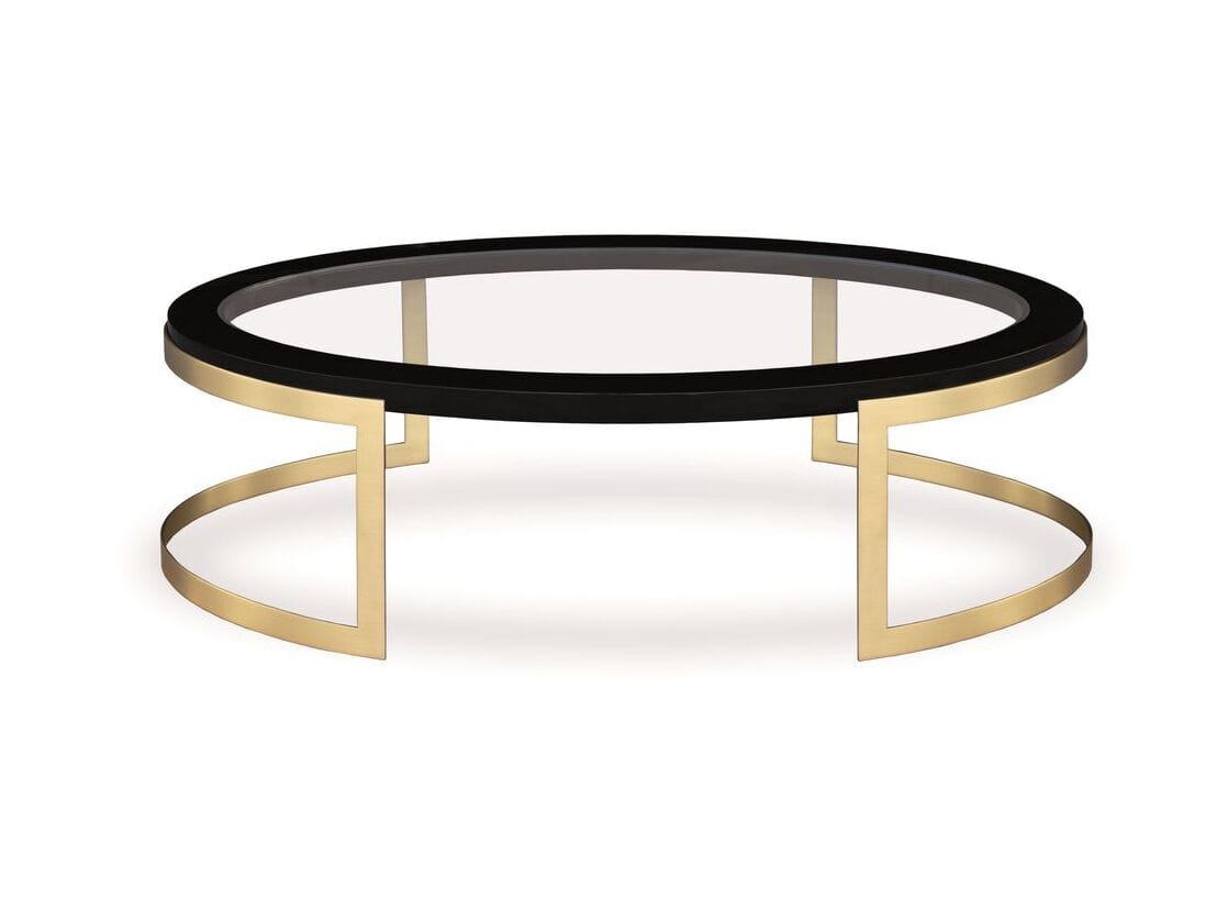 Стеклянный овальный журнальный столик Hurtado Evolution ARCH-00102036