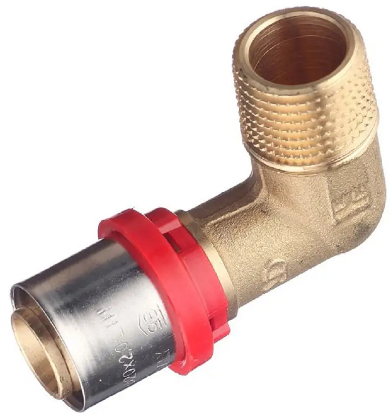 91683405 Угол комбинированный 90° Tiemme 1/2"x20 мм НР-ВПр латунь STLM-0809938