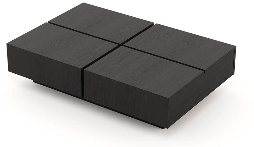 Laskasas Журнальный столик из дерева с вещевым ящиком sun-id-1460594 - Вид №2