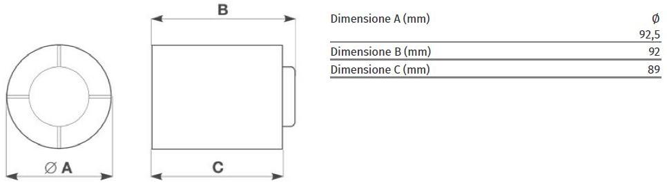 Vortice Прямоточный осевой вентилятор Punto ghost 11111 - Вид №3