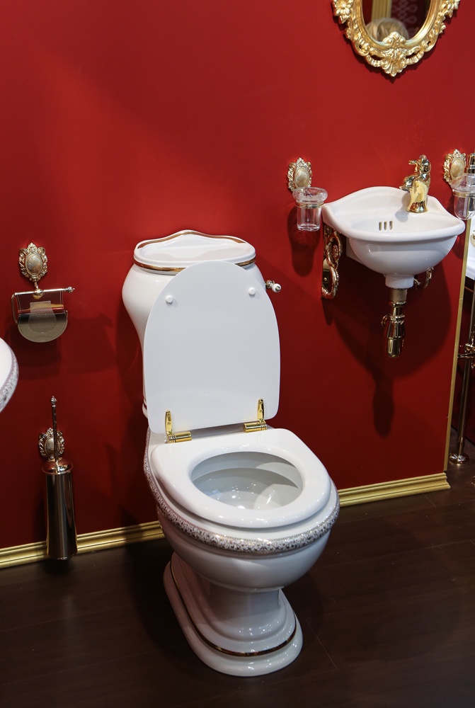 ML.MLD-25.701.BI/ML.MLD-25.708.BI/ML.OLV-29.012/ML.OLV-29.015/ML.RIC-29.040.BI.CR Напольный унитаз Migliore Milady - Вид №4