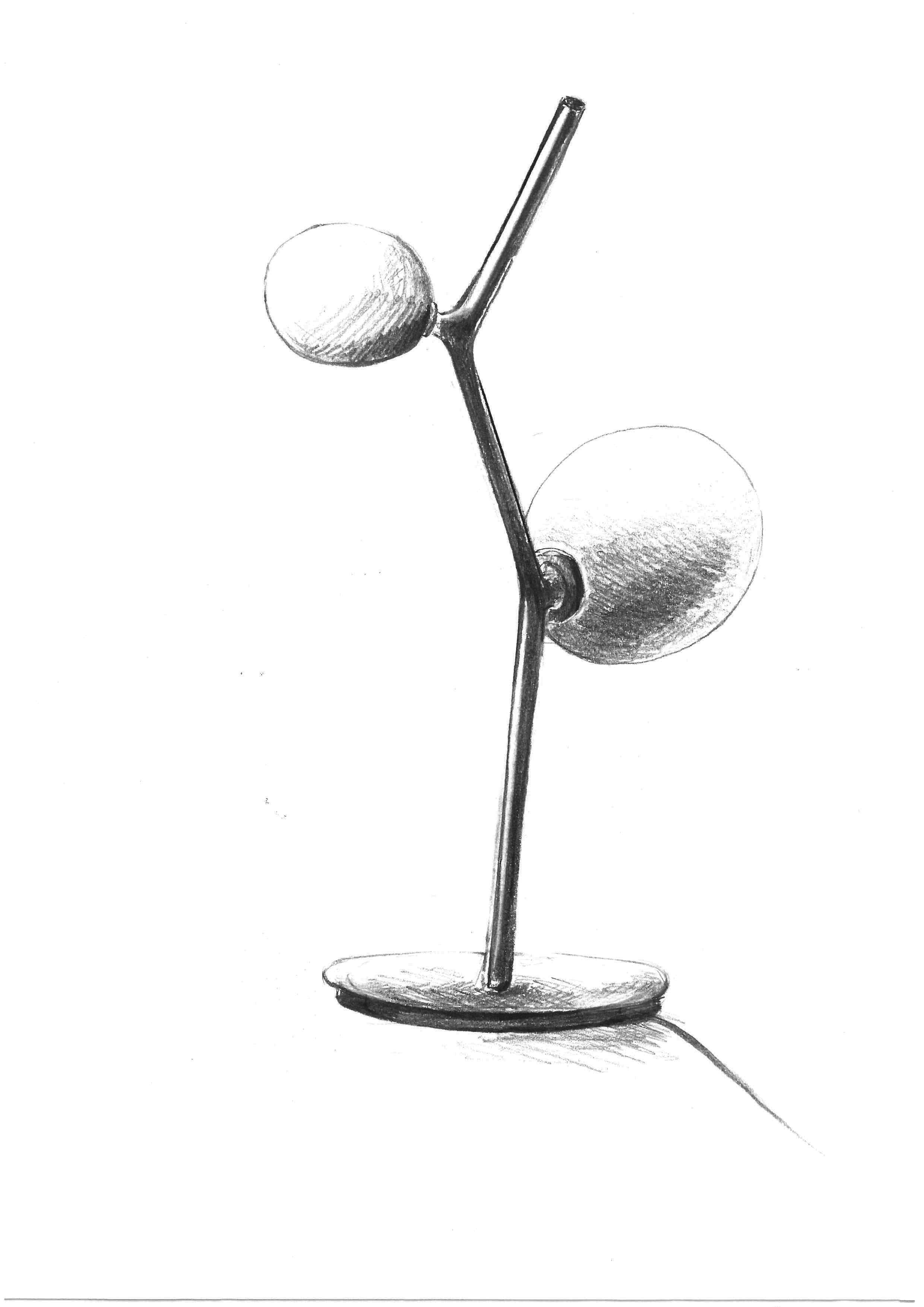 Настольная лампа из дутого стекла и металла BROKIS Ivy ARCH-00093093 - Вид №11