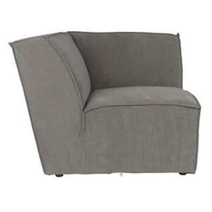 Пуф для дивана James, угловой, серый