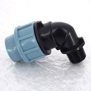 Угол обжим-Н 50 x 1"1/2 для труб ПНД UNIDELTA