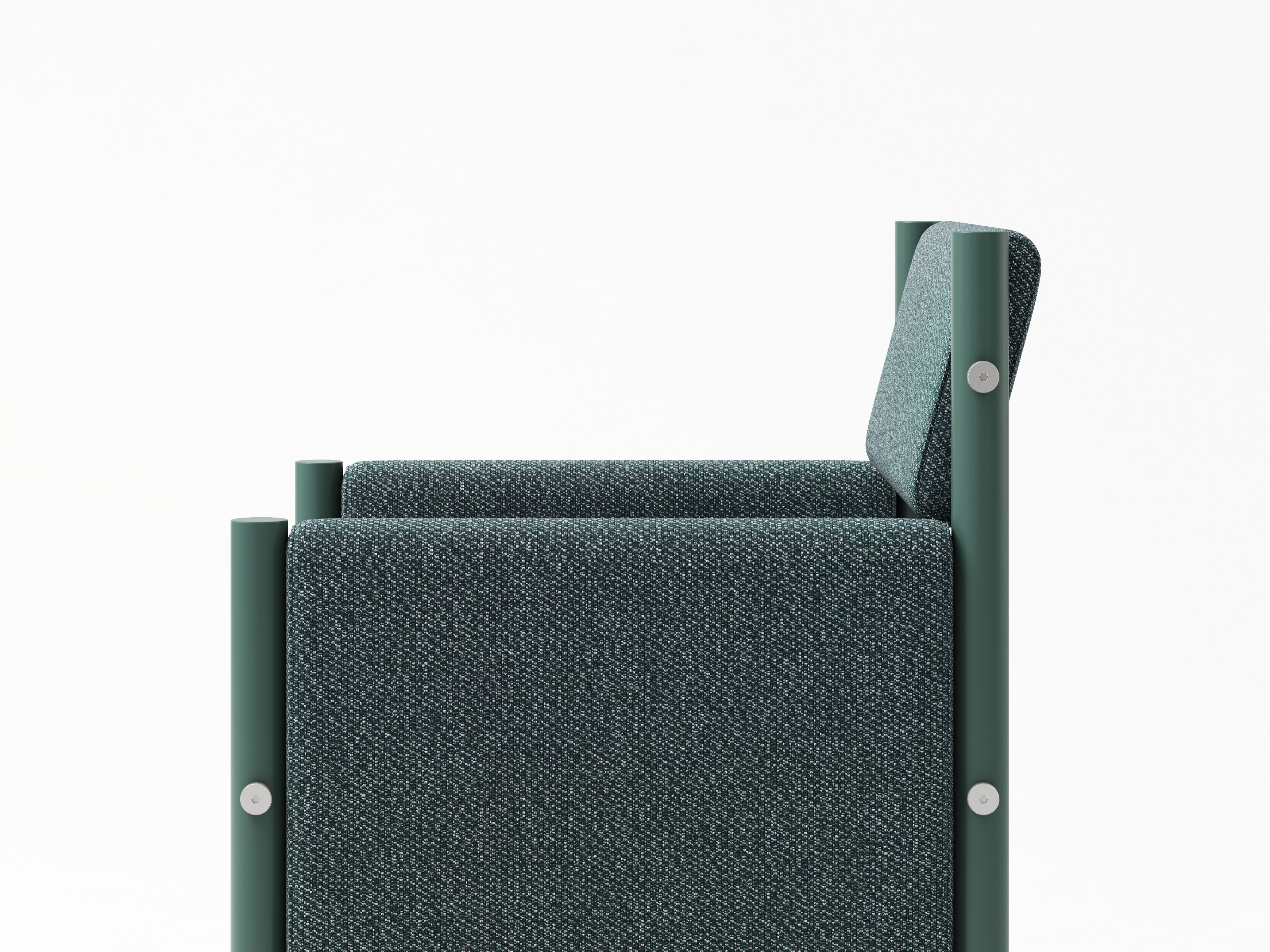 Мягкий стул из нержавеющей стали с подлокотниками Joyf Wabi ARCH-00064836 - Вид №5