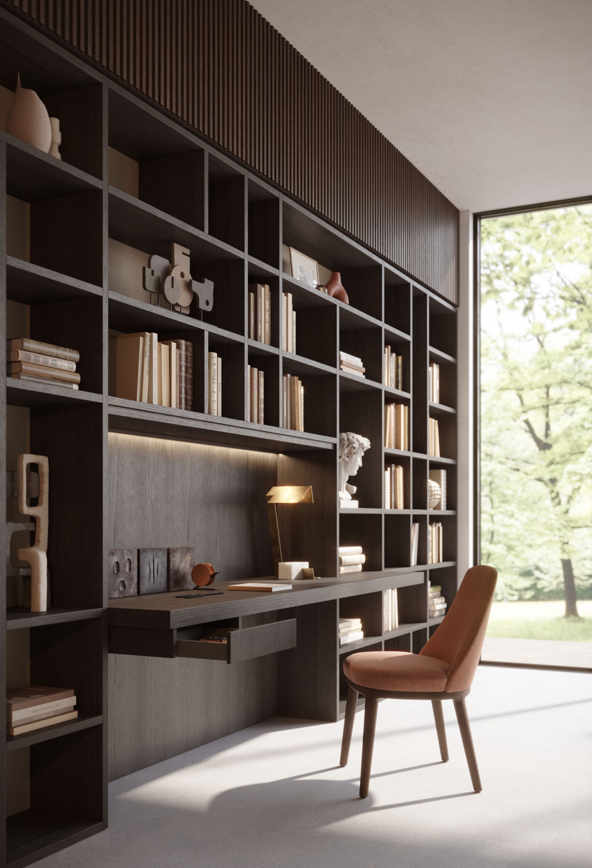 Индивидуальный модульный модульный книжный шкаф Lema Selecta ARCH-00117006 - Вид №10