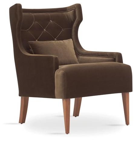 Enza Home Кресло из ткани с подлокотниками Piedra sun-id-1430117 - Вид №1