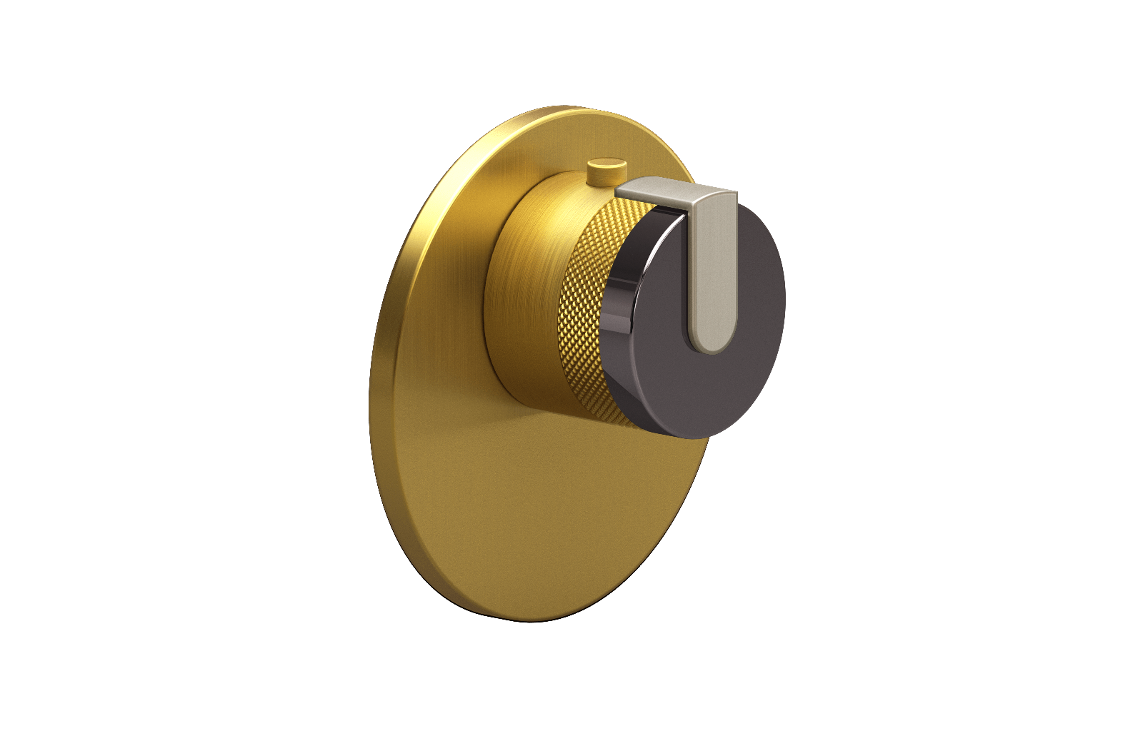 E-8027-R1OXE-L1SN-BAU-T Термостатический переключатель 3/4-Внешняя часть GRAFF MOD+