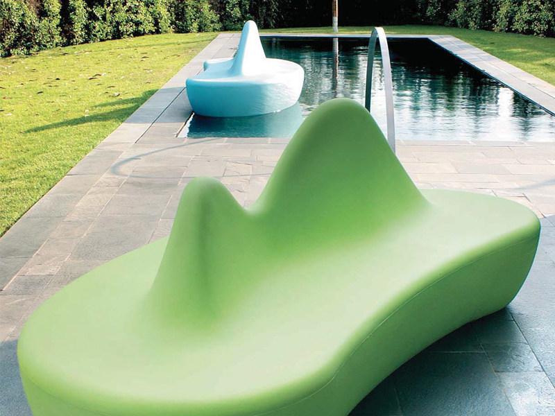 BD Barcelona Design Скамейка из полиэтилена Bdlove sun-id-1482570 - Вид №4