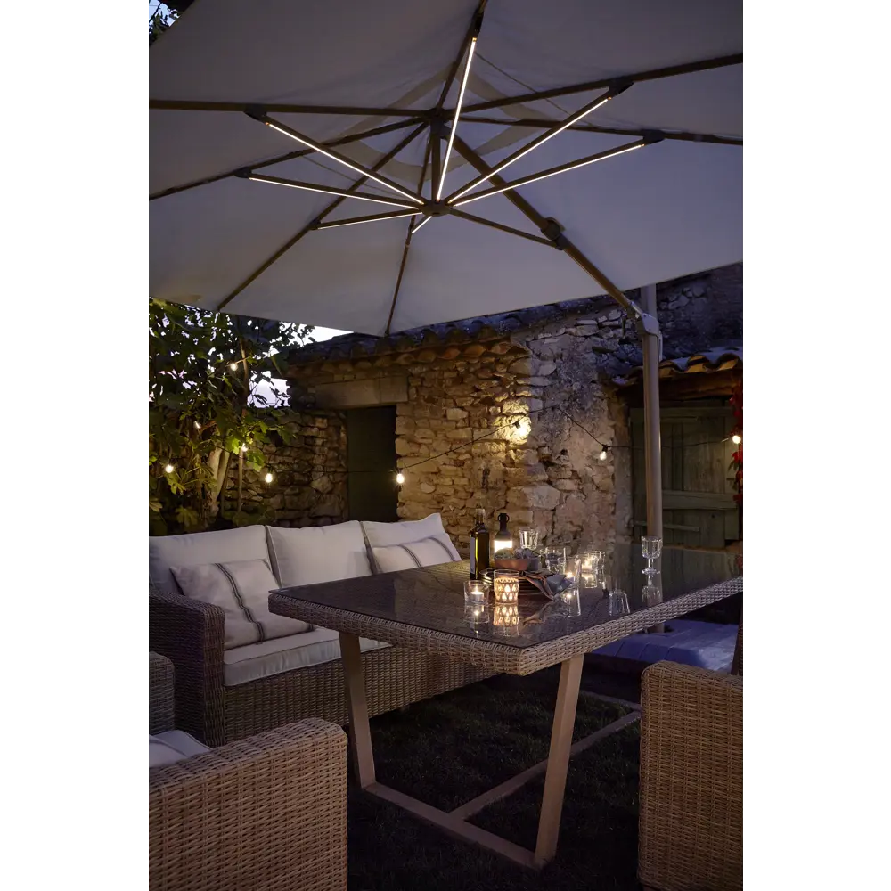 Набор садовой мебели Naterial Medena полиротанг цвет бежевый STLM-2075461 - Вид №10