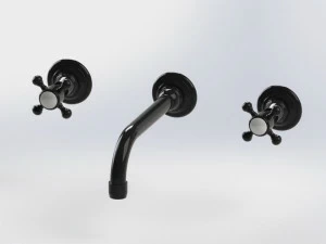 BLEU PROVENCE Смеситель для умывальника настенный на 3 отверстия Rubinetti per lavabo Rlt1012