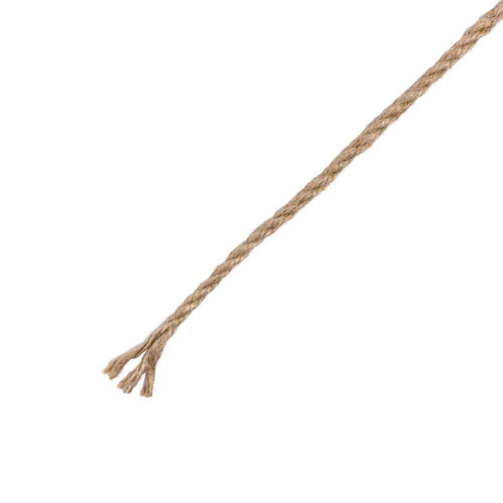 Джутовая веревка СИБШНУР 4 мм × 20 м - натуральная и прочная 89411583 STLM-1568142 - Вид №1