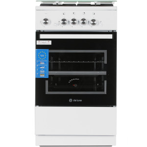 8187181 Газовая плита De Luxe 5040.42Г (КР) ЧР белый