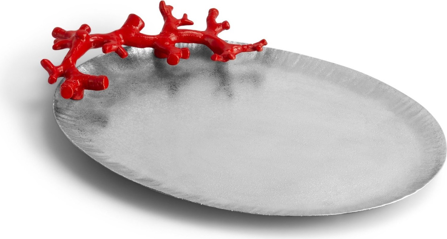 10650282 Michael Aram Блюдо Michael Aram "Коралловый риф" 36см Сталь нержавеющая 