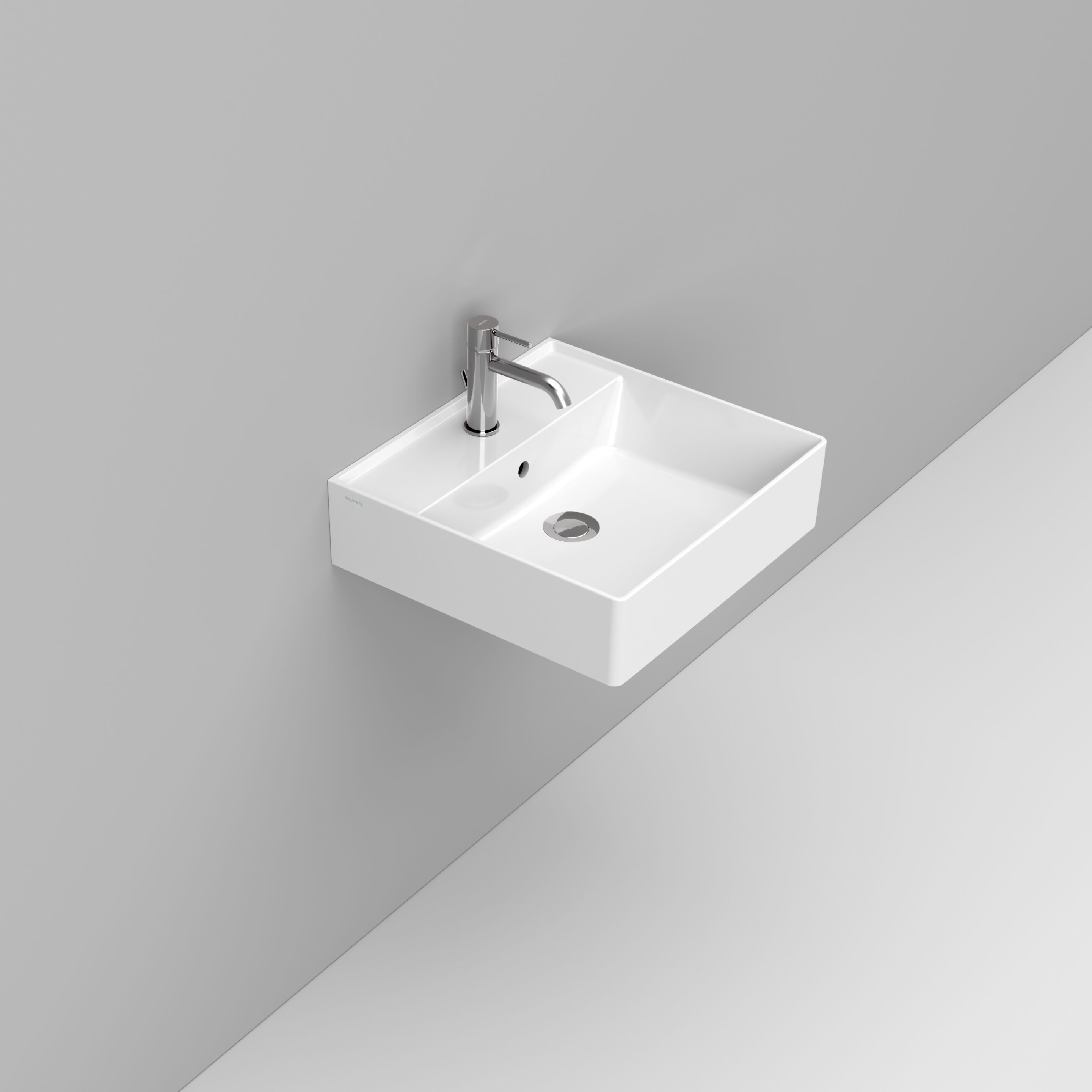 Керамический подвесной одиночный квадратный умывальник Ceramica Dolomite несколько ARCH-00111249 - Вид №2