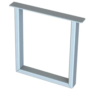 Подстолье для журнального столика Лофт 40 см металл цвет белый